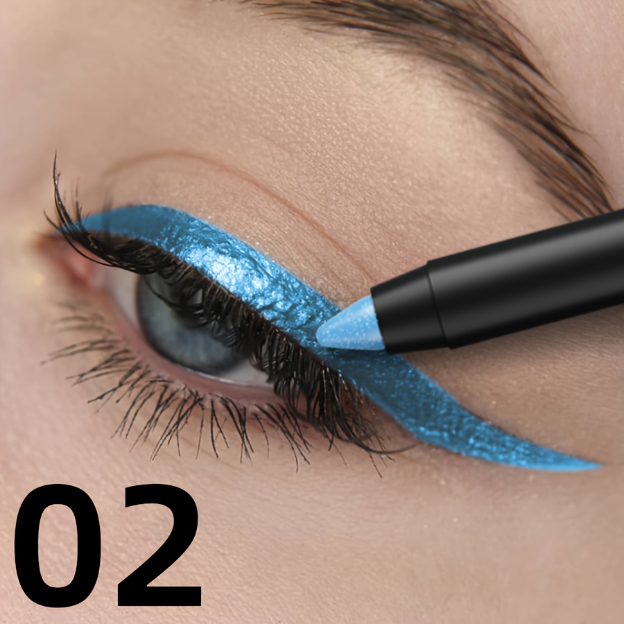 Gel Eyeliner, Waterproof, Long-lasting, Easy Application, Eye Makeup Highlighter, Sparkle Effect, Eye Shadow Enhancer