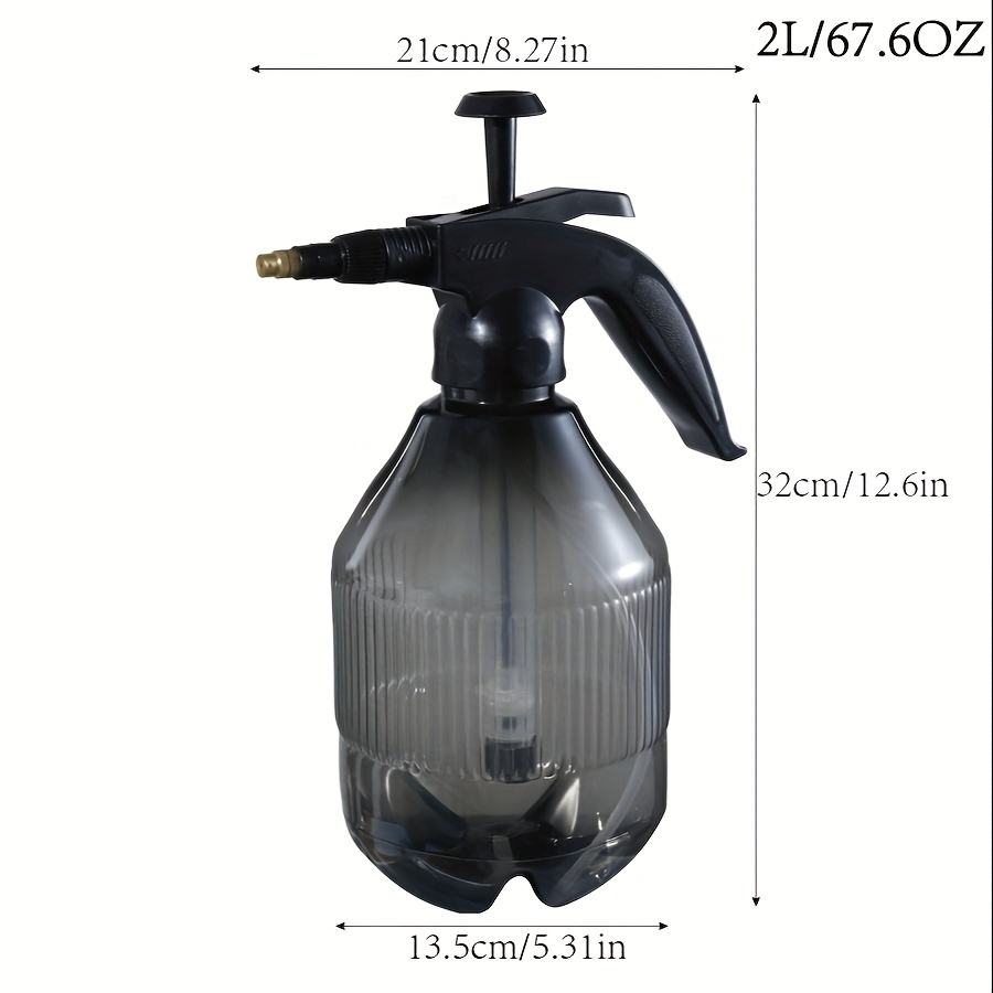 TEMU 1pc, Fine Mist Spray Bottle Plastic, Handheld Sprayer With Top Pump, Empty Sprayer Tank With Adjustable Nozzle, For Indoor/outdoor Gardening And
