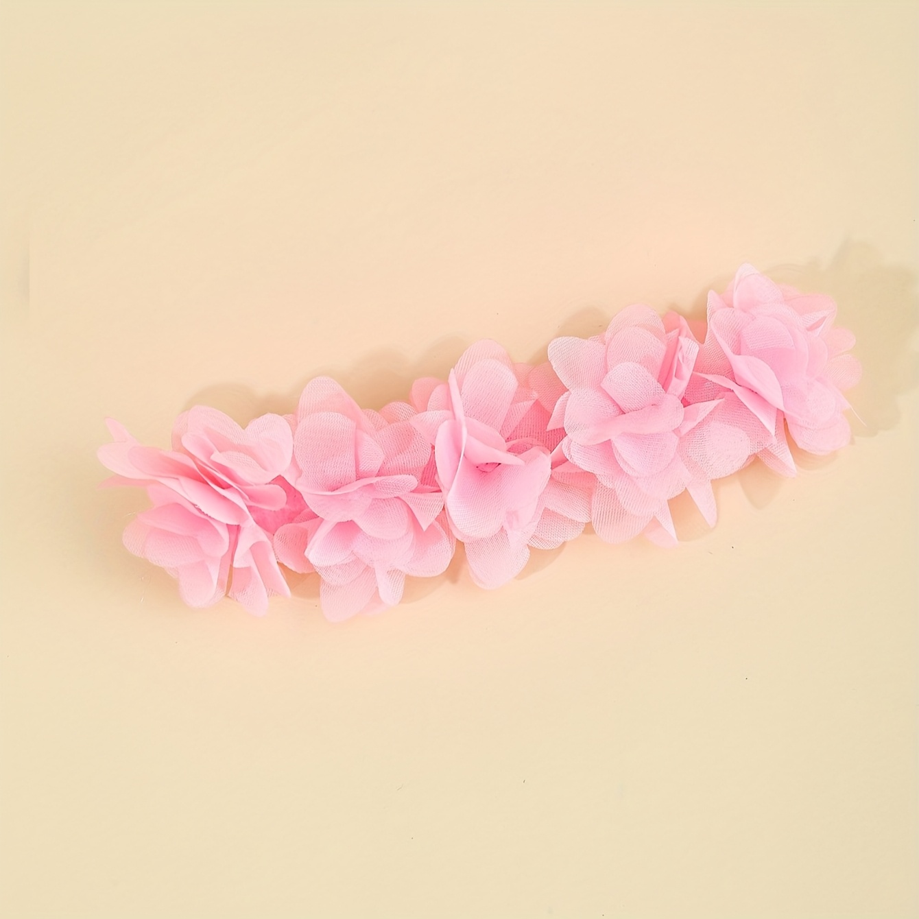 Image of 1pc Of Sweet And Cute 5-flower Headband For, Princess Headband Hair Accessory, Suitable For Gifts, Parties, And Daily Wear