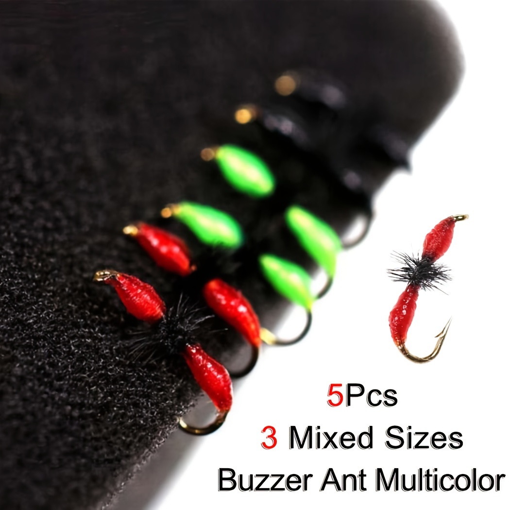 Artificial Feather Ant Colorful Sequin Fishing Lure - Temu Australia