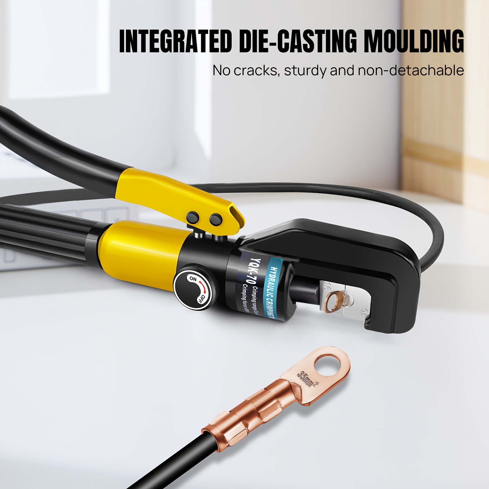 Hydraulic Crimping Tool with 9 Pairs of Dies