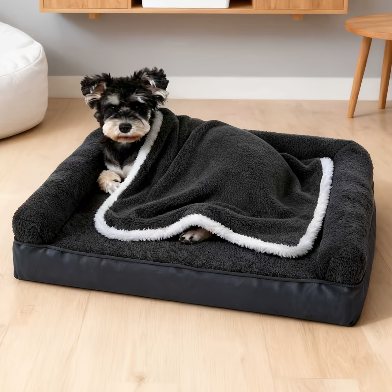 hundebett mit pfoten Kuscheliges Hundebett im Pfote-Design XXL kaufen main image 1