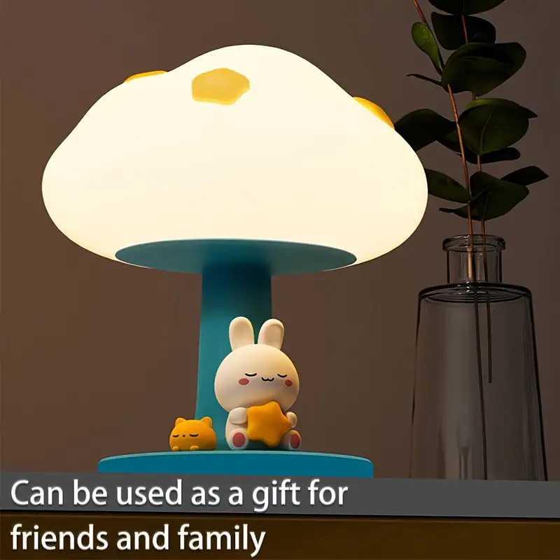 1pc cloud led smart light usb rechargeable night light 3 level dimmable lighting 3 level brightness adjustable decorative light cute sleep bedside light suitable for bedrooms living rooms and holiday gifts bedroom room decor modern night light ambient lighting silicone light usbpowered light adjustable brightness interior design lovers home Product details 5