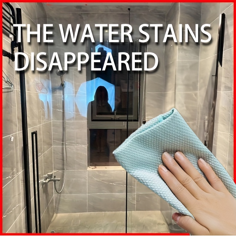 three magical cleaning cloths that remove   from glass leaving no   when wiping   are convenient for removing water stains and marks ensuring a   clean suitable for kitchen cleaning and   in all   Product details 0