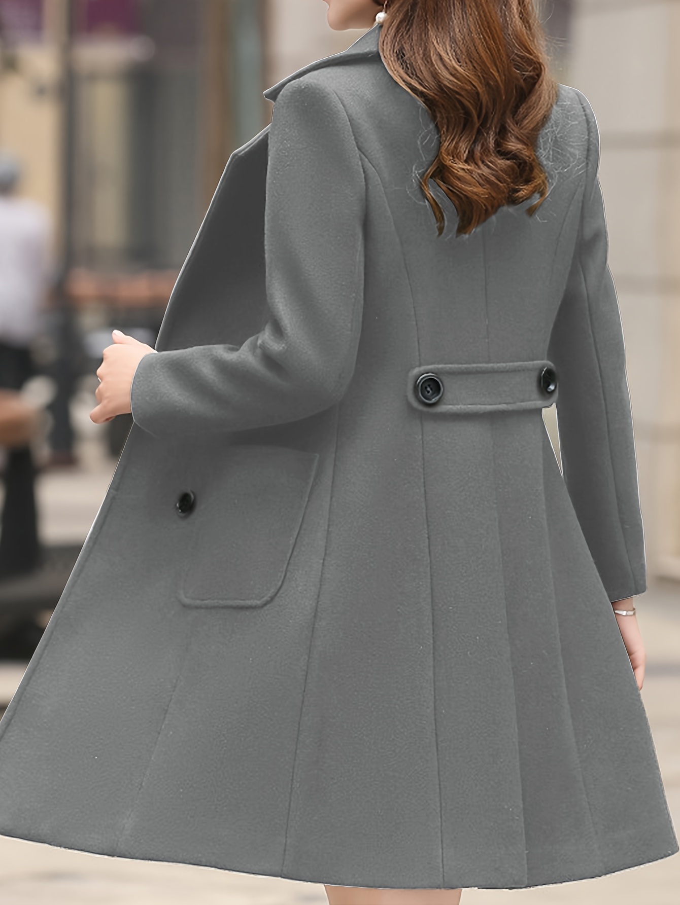 Manteau Laine Femme Manteau Femme Hiver Gris Manteau Hiver Manteau