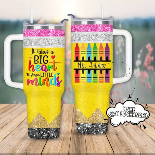 1pc 40oz 1100ml personalized teacher tumbler custom name text double wall vacuum insulated tumblers back to school tumbler teacher appreciation gifts teacher birthday gifts graduation gifts gifts for teacher from students travel coffee mug best for christmas thanksgiving