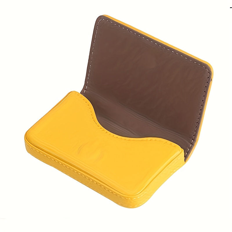 TEMU 1pc Portafoglio RFID Blocking - Porta Carte di Business Ultra- con Custodia ID, Unisex, Custodia Anti-Furto Facile, Prevenendo di Informazioni,