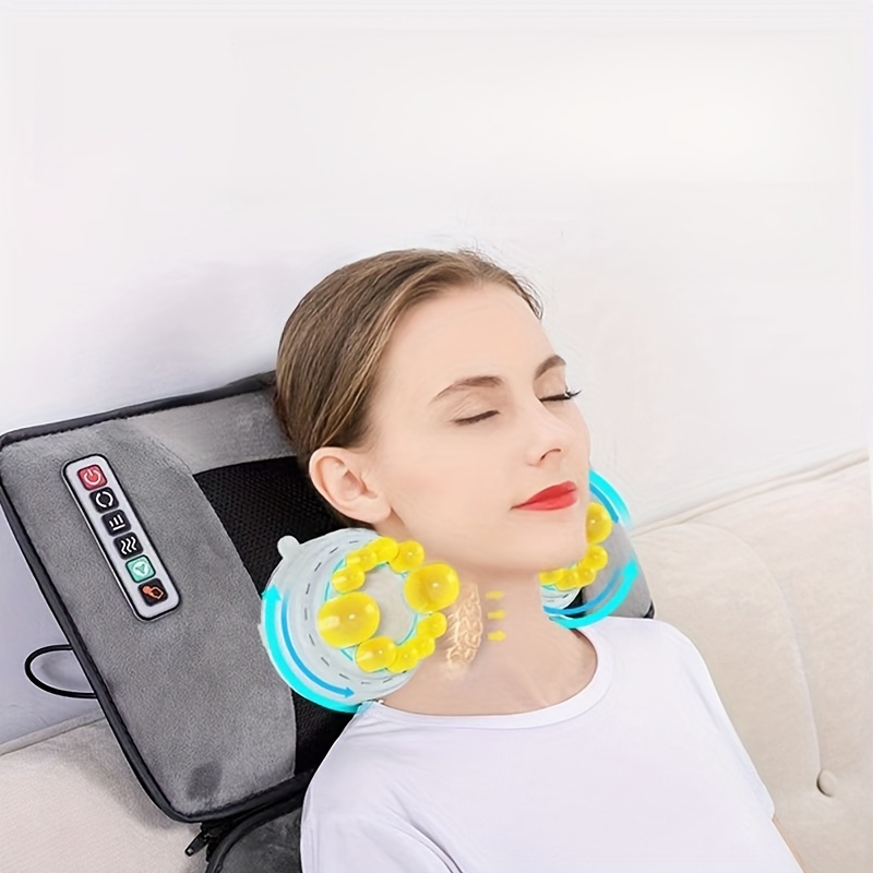 full body massage mat shiatsu neck massager 10 vibration zones for home office relaxation gifts for women men family details 6