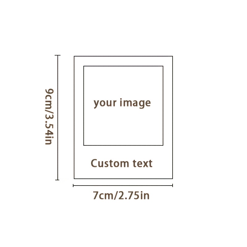 TEMU Imán de nevera personalizado de una sola capa 2D, imán de nevera personalizado, imán de nevera con foto personalizada, imán de nevera, foto