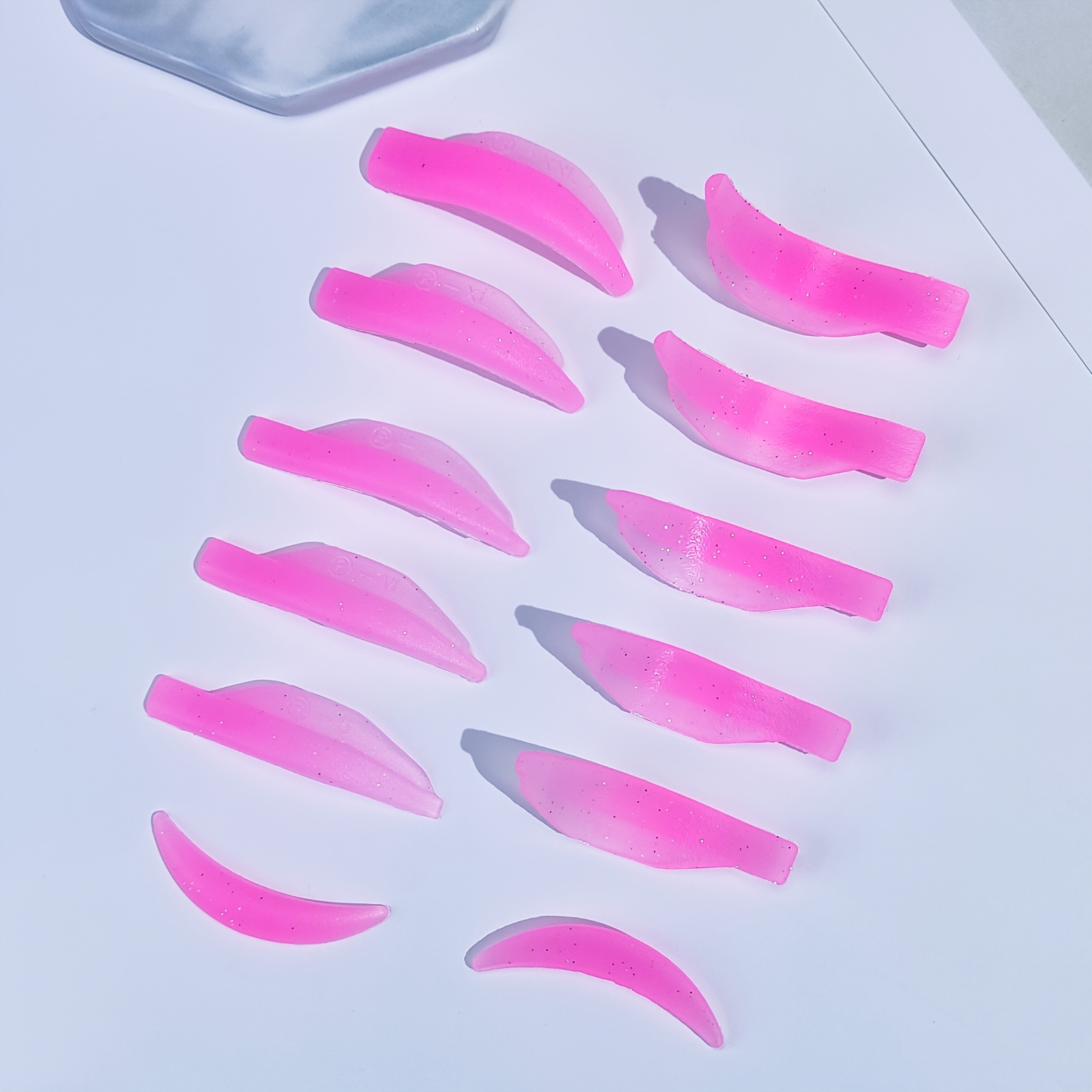 E-shop Libeauty 6 Paar Silikon Wimpern Lift Schutz, 6 Größen Make-up Werkzeuge Wiederverwendbares Wimpern Lift Kit, um Wimpern Länger und Voller zu