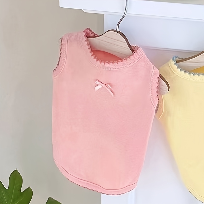 TEMU Ropa para mascotas, chalecos de y otoño, y dulces chalecos macaron, conjunto de dos patas, , transpirable, teddy, , bichón, ropa para perros