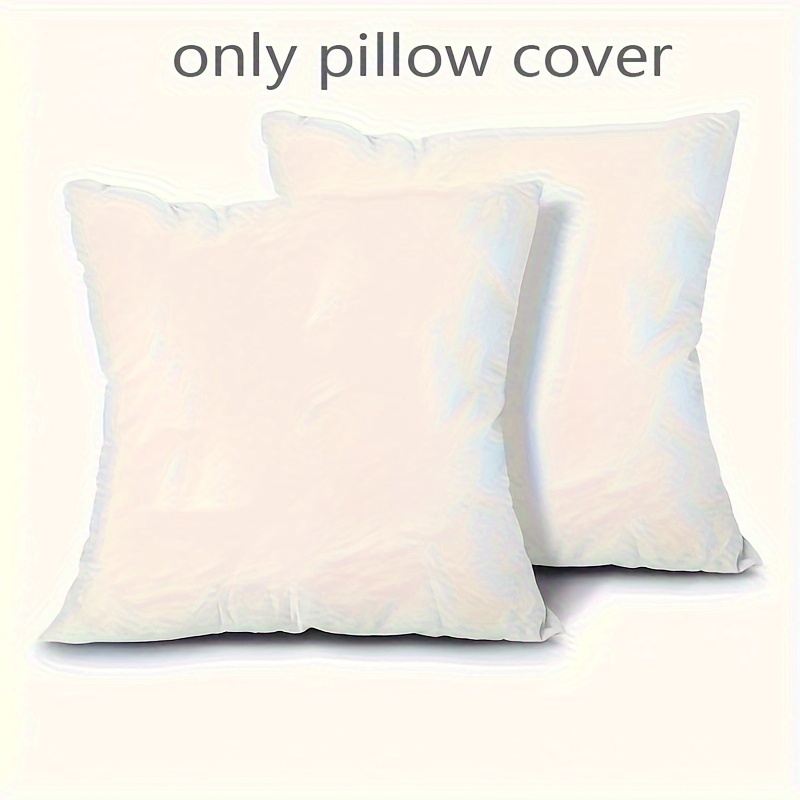 

Open Jit4pcs, 2pcs, Short Plush Pillow Cushion Cover Cushion Cover Pillow Cover Single-sided Printing18in*18in Simple Pillowcase Daily Home Furnishings Pillowcase Sofa Car Cushion No Pillow