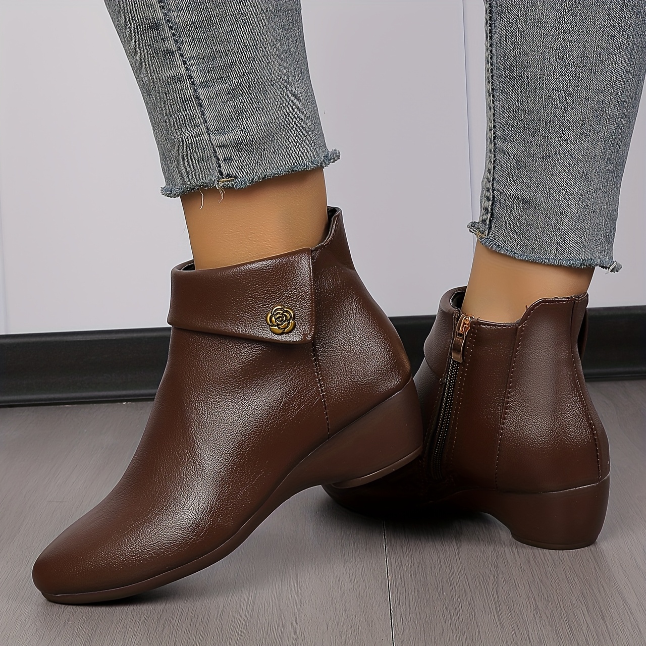 new womens low heel ankle boots comfortable
