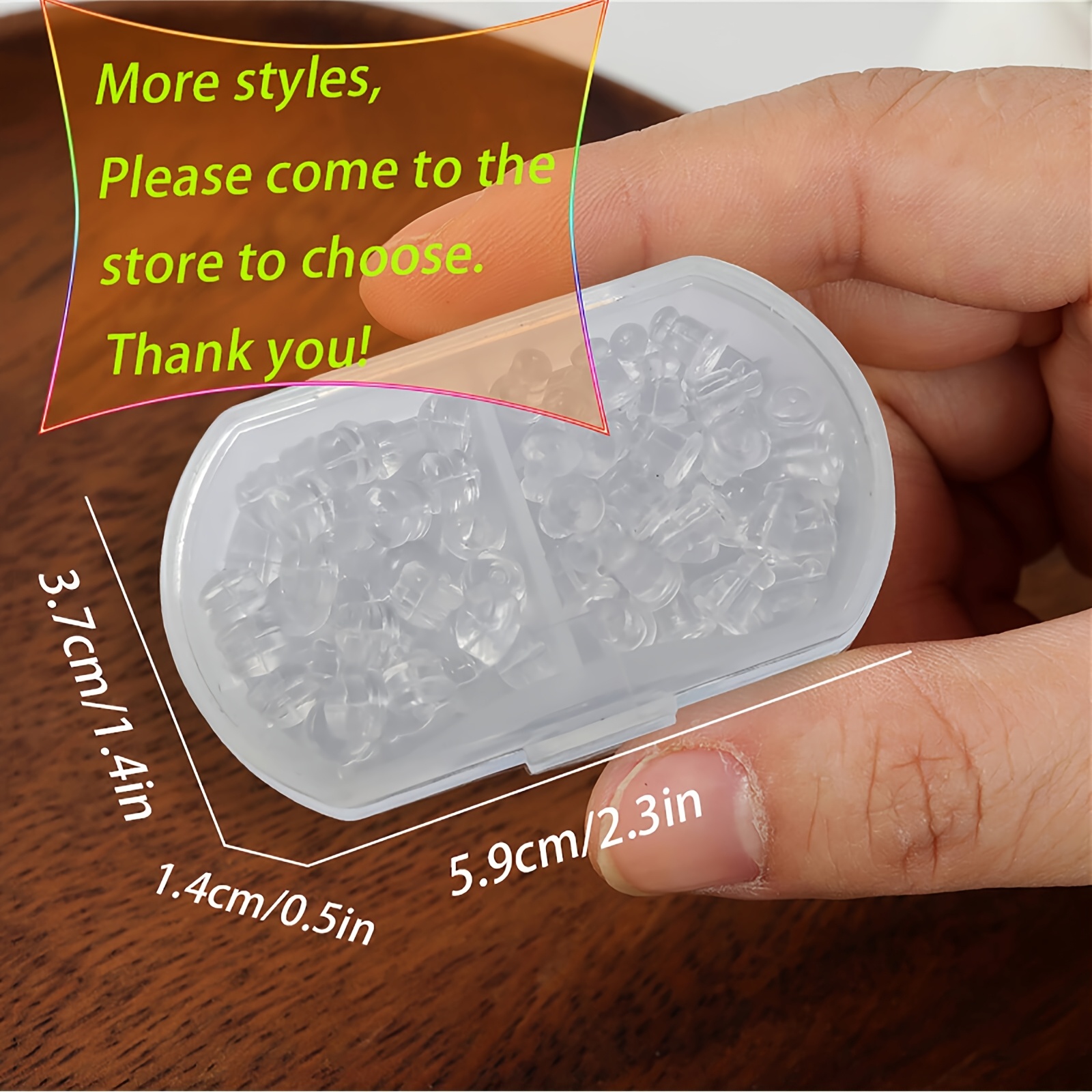 Silicone Earring Backs for Women's Jewelry - Secure & Comfortable Wear