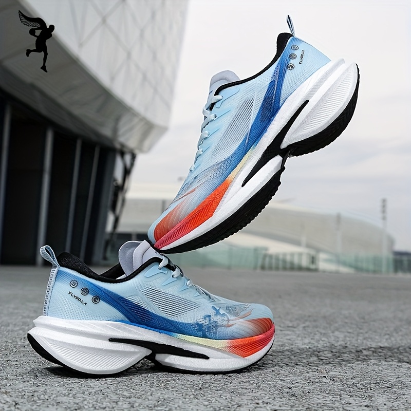 Tenis deportivos para hombre nuevos, suela MD liviana, malla transpirable tejida, para correr en carretera, viajes al aire libre, entrenamiento casual y competencia