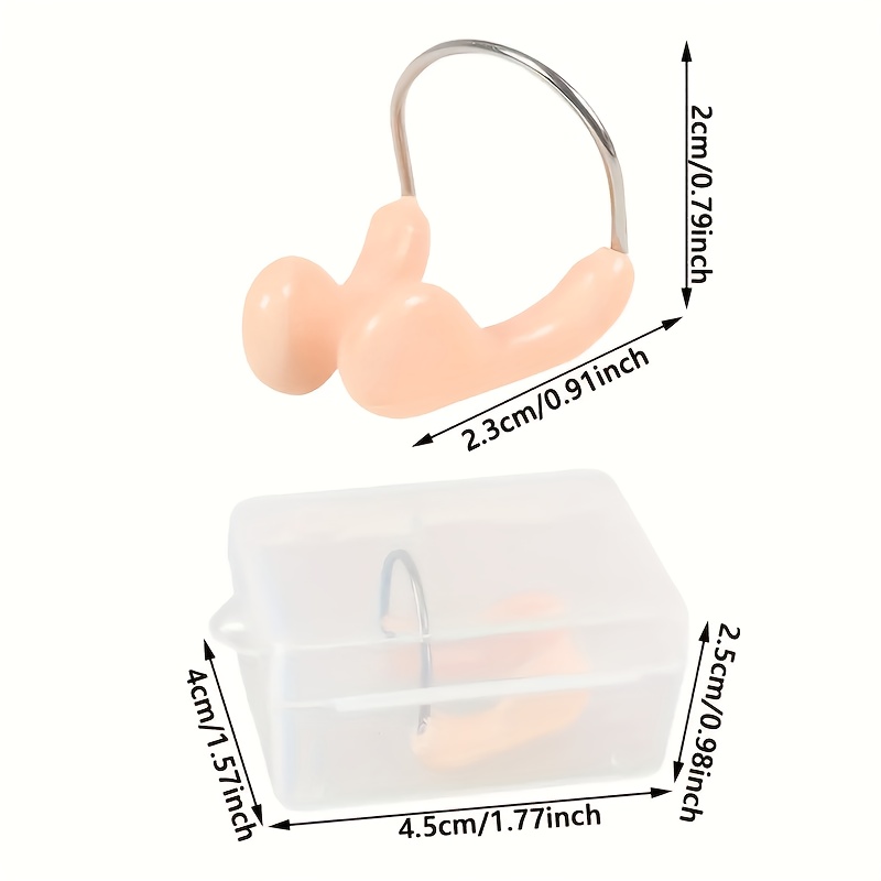 Professional Swimming Training Nose Clip Compatible For Adults - Non-slip U-shaped Stopper With Steel Wire Frame, Anti-suffocation Water Design & - Swimming For Competitive & Training