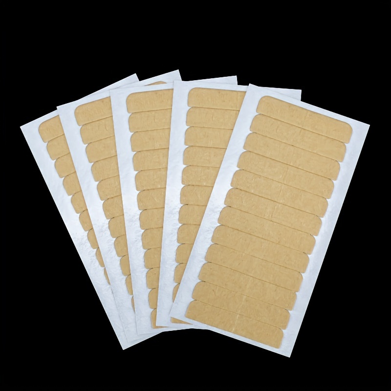 (5 Sheets/pack) Pu Double-sided Tape For Hair Extensions, Waterproof Hair Extension Adhesive Double Sided Tapes, Colored Invisible Traceless Hair Extension Tape, Sweat-proof Glue Double Sided Tape