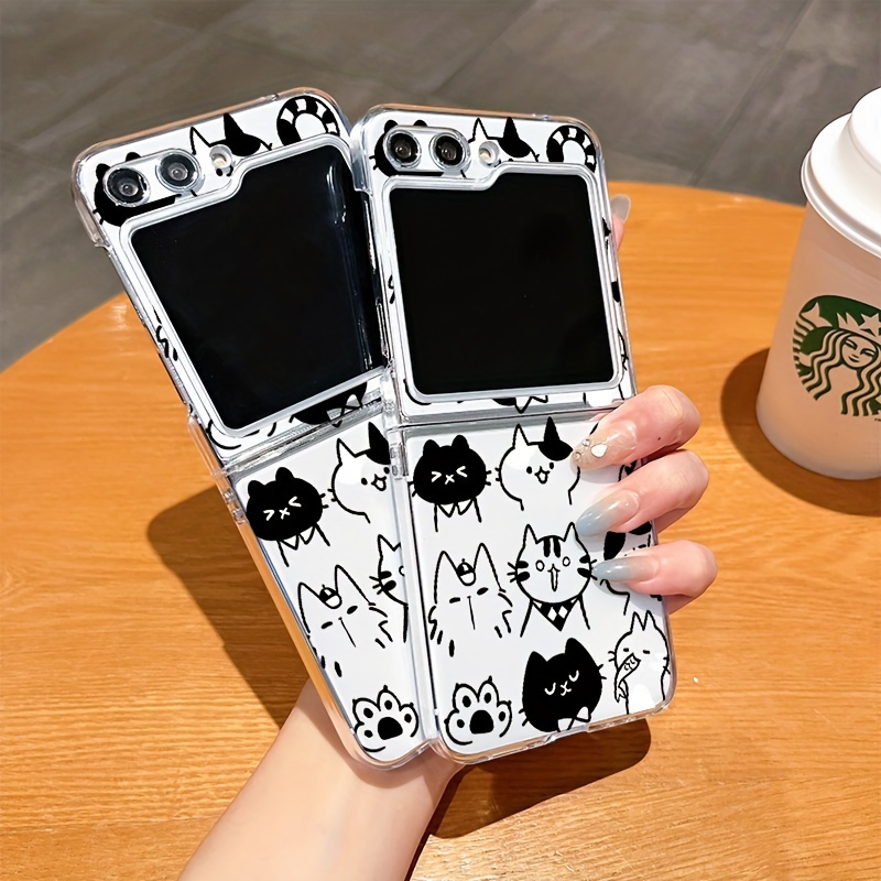 

Transparent Multi-black And Cat Phone Case , , ,