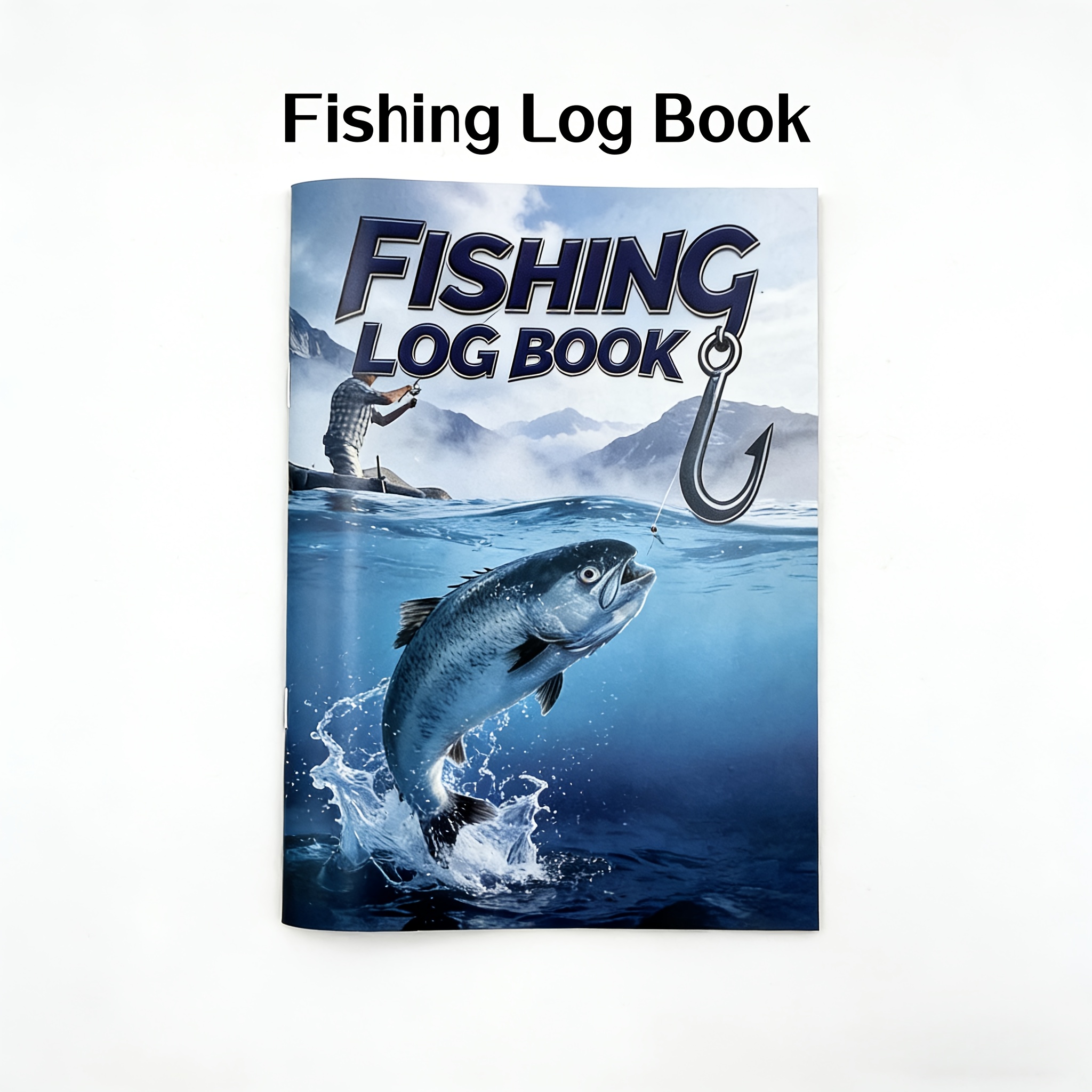TEMU Carnet de pêche de 40 pages | Enregistrez vos sorties de pêche | Cadeau idéal pour la fête des pères