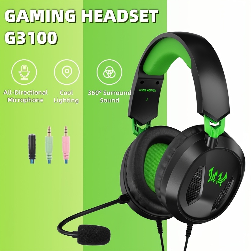 Over Ear Micolindun Headset G9300 Gaming Headset For Ps5, Ps4