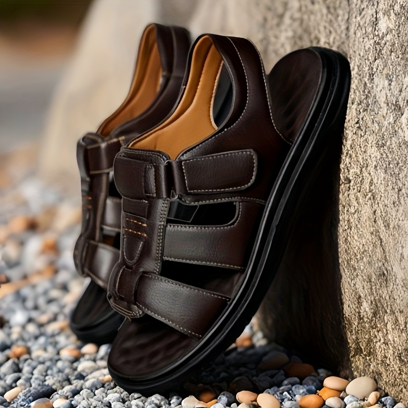 mens   slippers casual non slip footwear open toe shoes for indoor and outdoor walking breathable design for spring and summer suitable for   beach sandals mens sandals