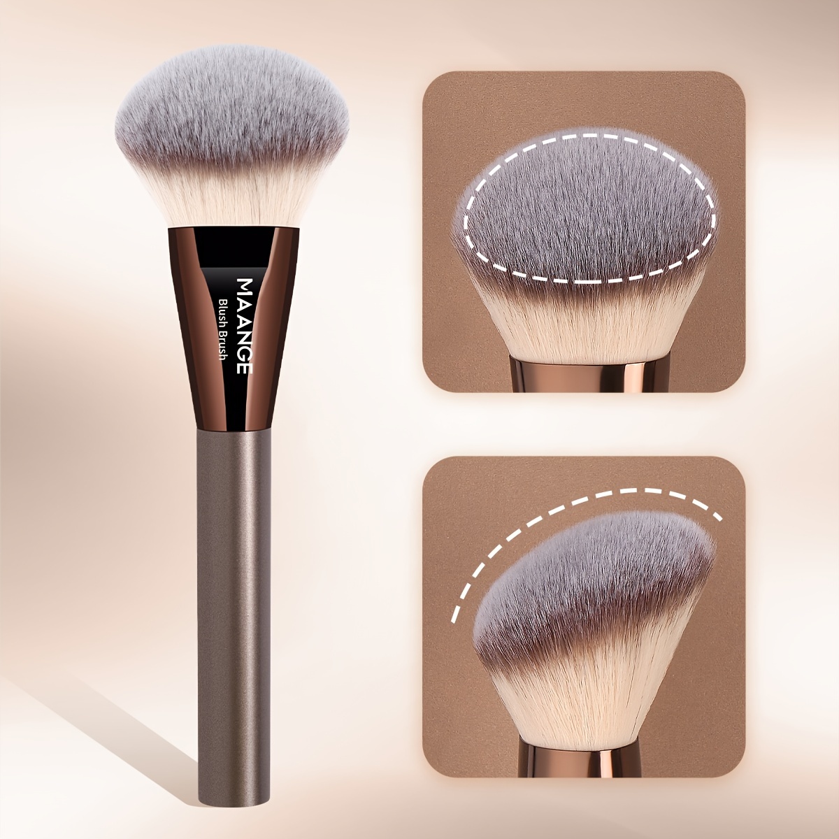 

Maange 1pc Blush -end Makeup Tool Portable Suitable For Women's