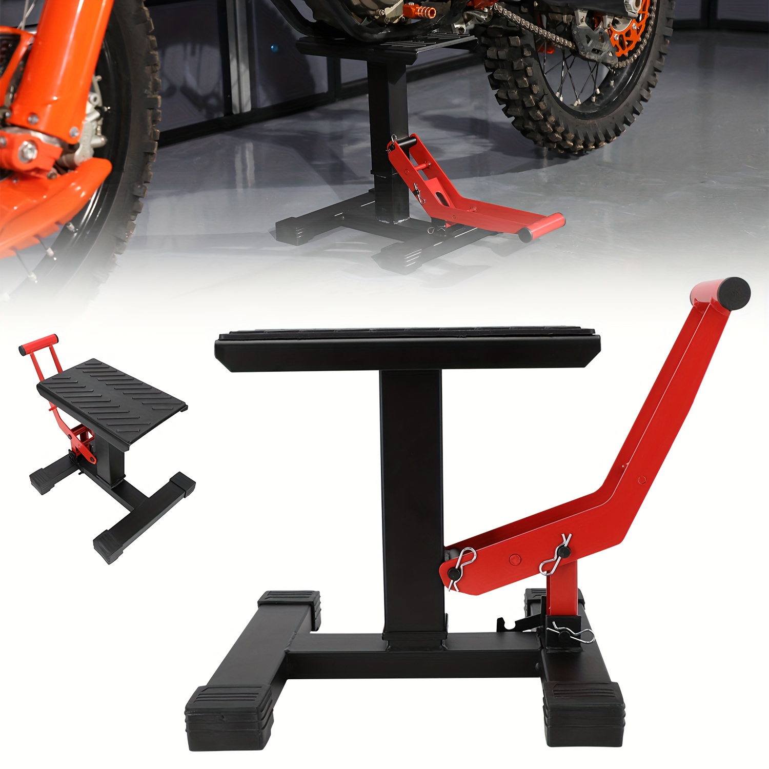 Hydraulic Motorcycle Hoist - Heavy-Duty Lift for Bikes