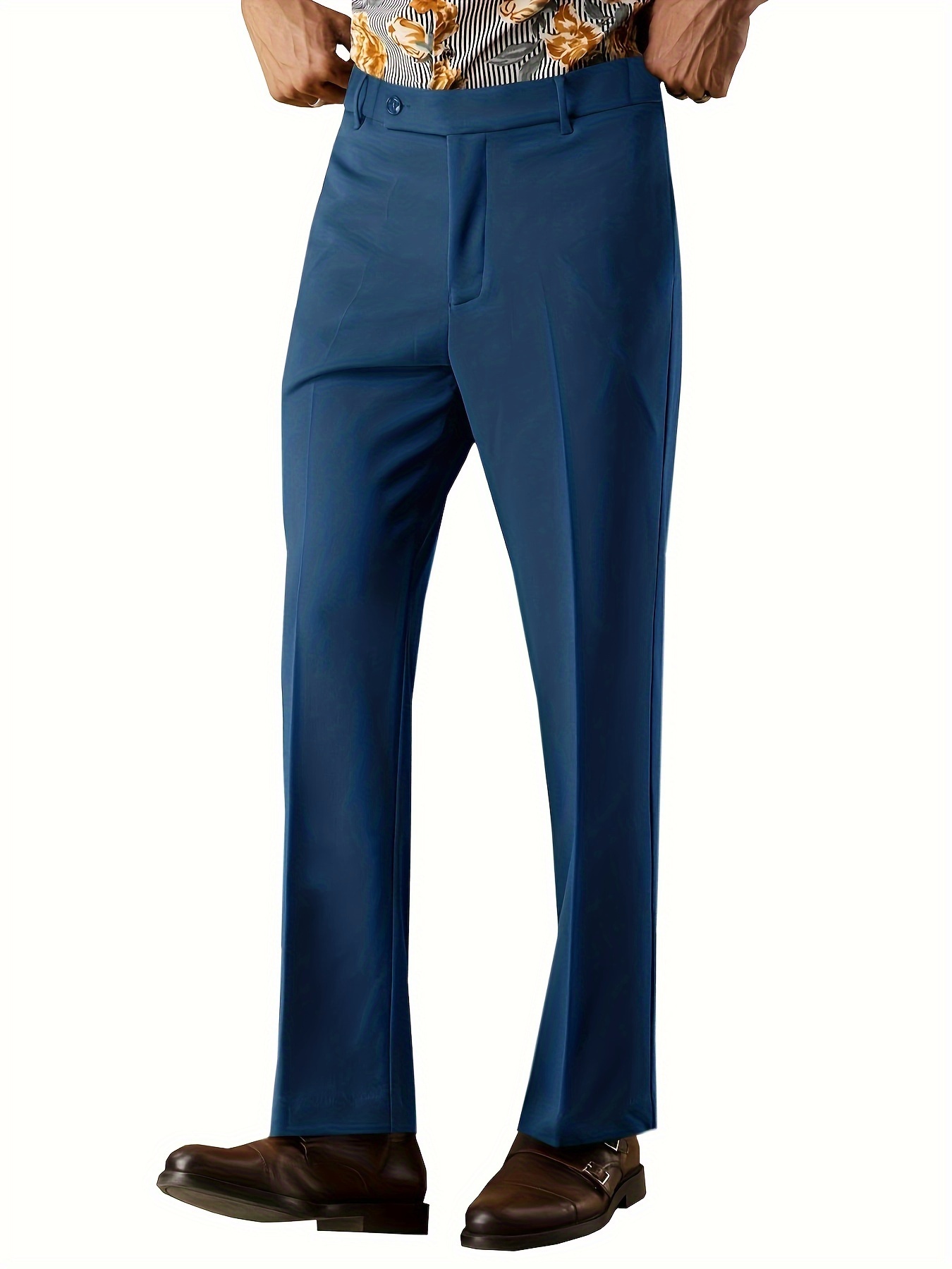 Mens Bell Bottom Pants 70s Disco Outfits Vintage Bootcut Trousers Fit  Flared Pants