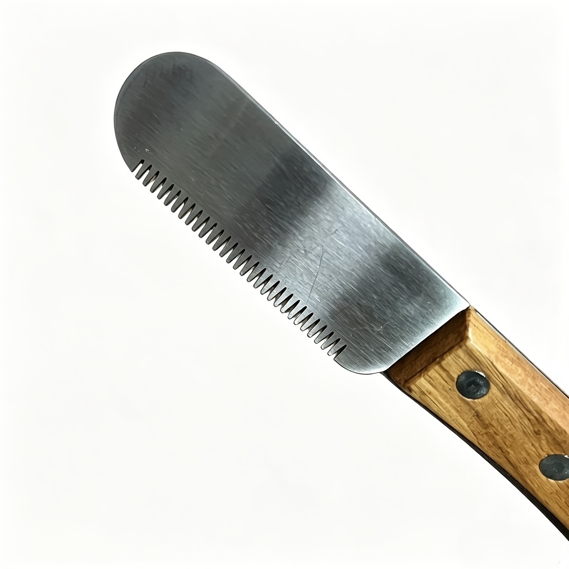 TEMU Coltello sfoltitore per animali domestici con in legno / Coltello per per toelettatura cani
