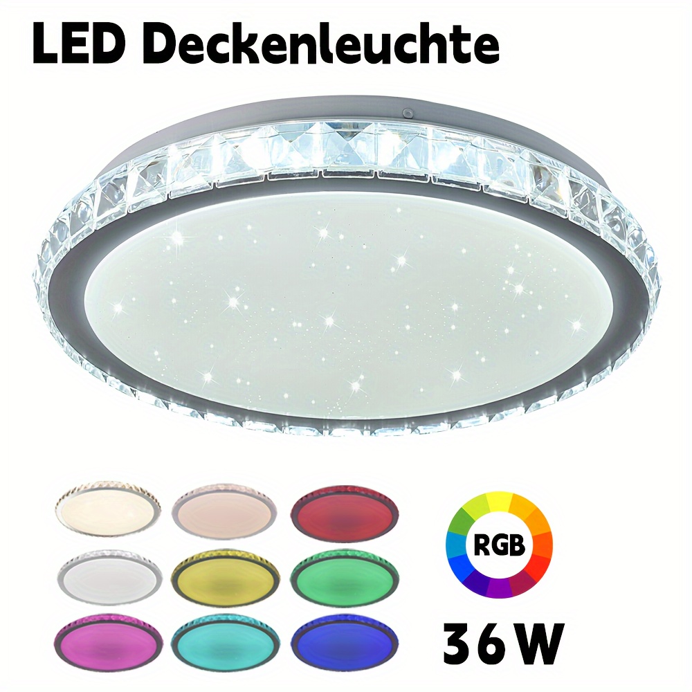 

36w Rgb Led Deckenleuchte Dimmbar Deckenlampe Sternenhimmel