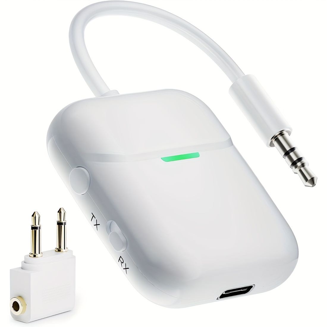 

Upgraded Wireless , Wireless 5.4 Adapter For , Tv, Computer, Gym, , Supports Connecting 2 Wireless Headphones; Car/ Wireless