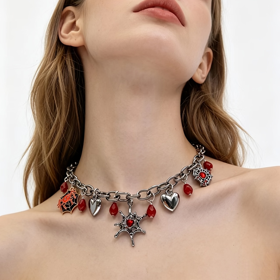 Fashion Halloween Vintage Charm Pendant Necklace