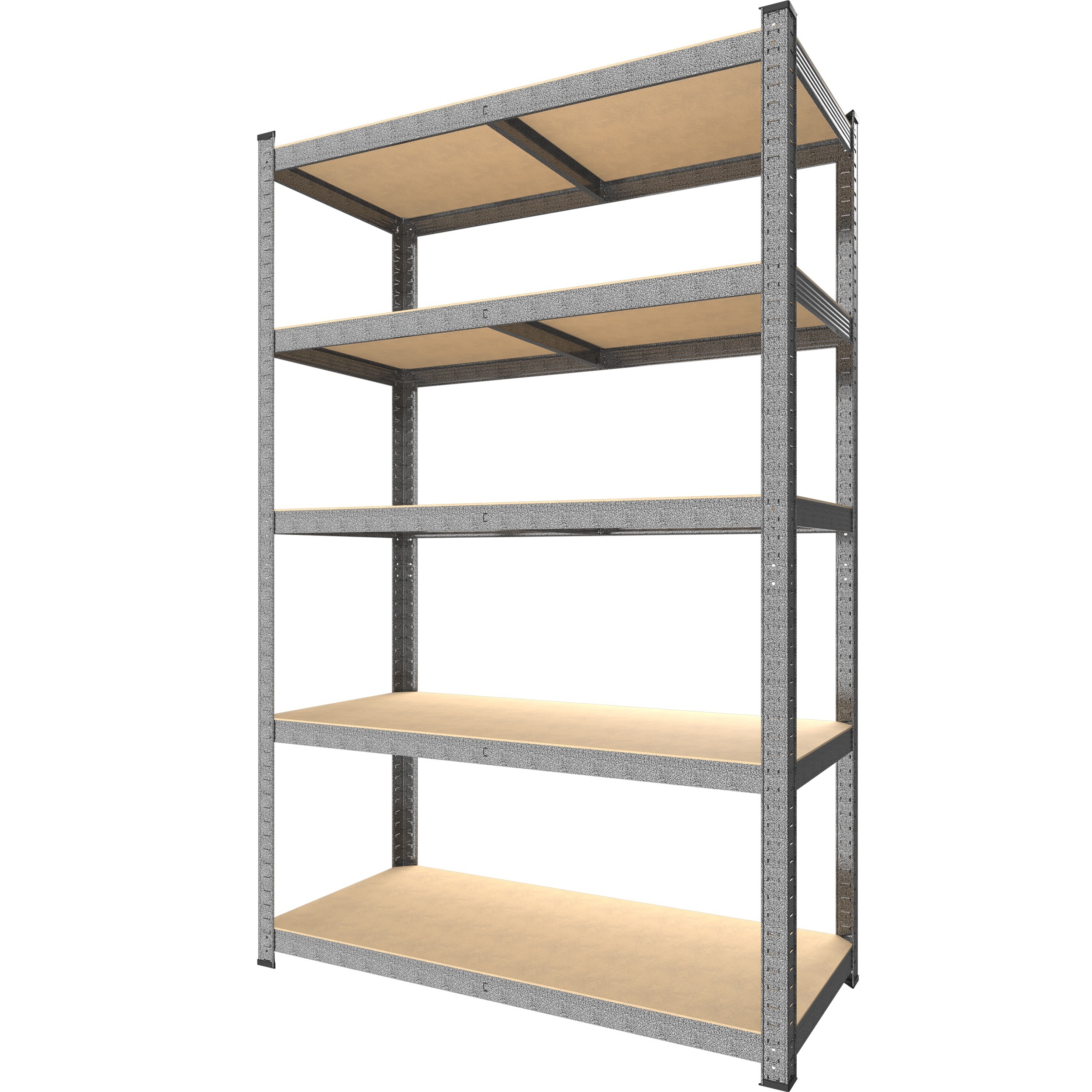 

1pc, 28" W X 12" D X 59" H Garage Storage Shelves, 5 Tier Adjustable Storage Shelving Unit, Utility Standing Shelf Rack Organizer For Warehouse Kitchen Pantry Closet Basement, Silver Grey
