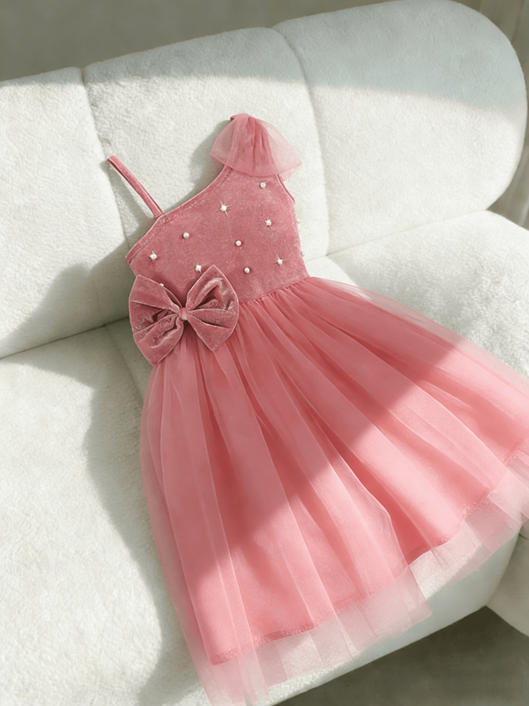 princess dress girls ages 4 7 summer tulle a line dress - Temu