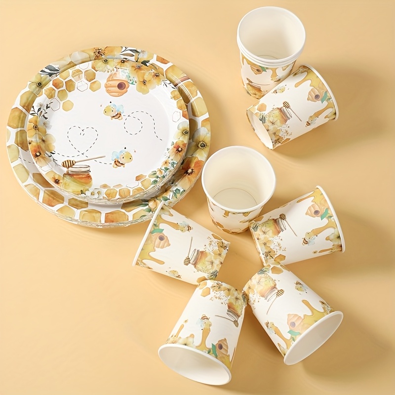 8/16/40 piezas juego cubiertos desechables tema Temu El Salvador