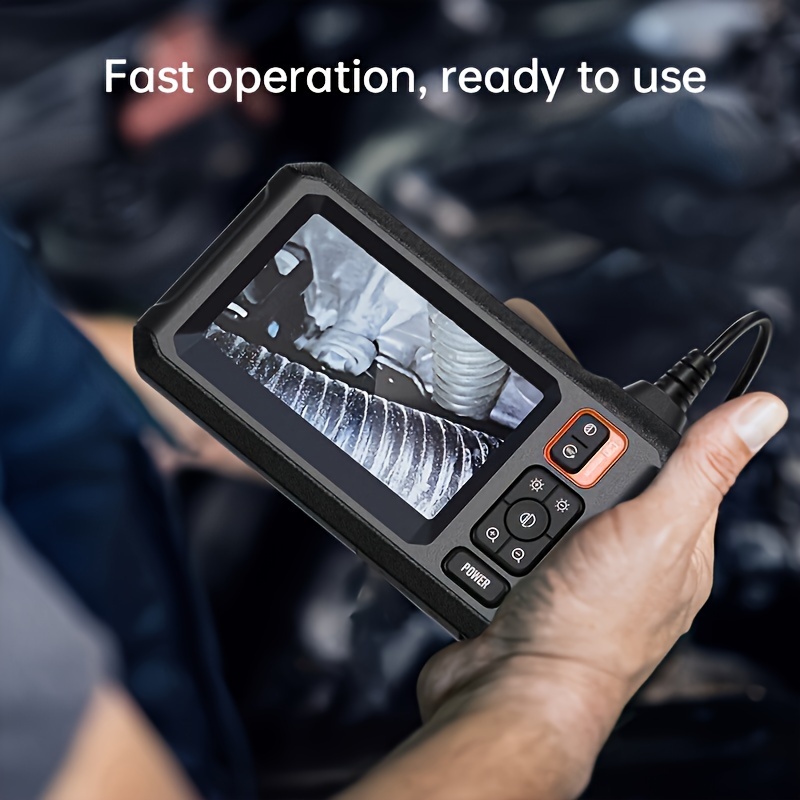 Astonishing 4.3 Inch IPS LCD Screen Industrial Endoscope 8mm Single lens IP67 Endoscope Camera, Auto Repair Plumbing House Auxiliary 7 Astonishing 4.3 Inch IPS LCD Screen Industrial Endoscope 8mm Single lens IP67 Endoscope Camera, Auto Repair Plumbing House Auxiliary - Image 7