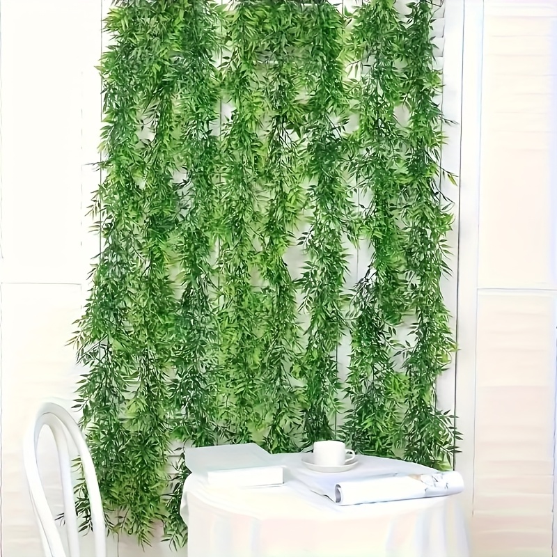 6 Sets Of Realistic Artificial Vines - Green Hanging Plants, Suitable For Home And Commercial Decor, Perfectly A Atmosphere, Artificial Plants For Home Decoration