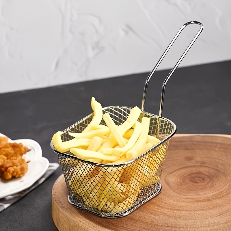5pcs Heavy-Duty Stainless Steel Frying Basket Set