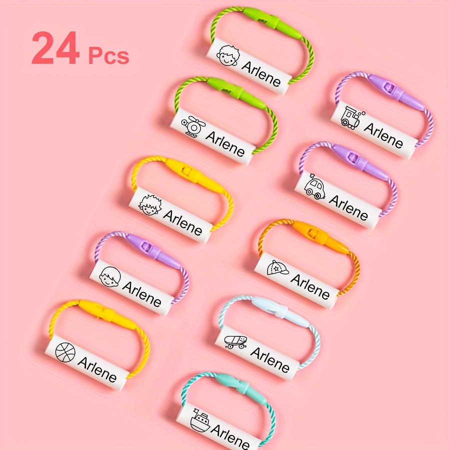 TEMU Customized White Name , Personalized And Labels, Suitable For Distinguishing Personal Items Such As Shoes, Bags, Water Cups, Umbrellas, Etc.,