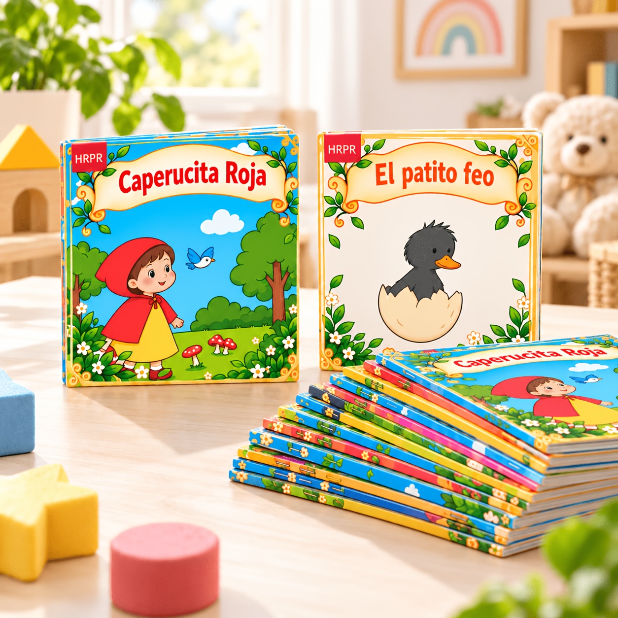 TEMU 12 libros de cuentos en español para niños, cuentos de clásicos, libros ilustrados a color, aprendizaje de español para principiantes, libros de