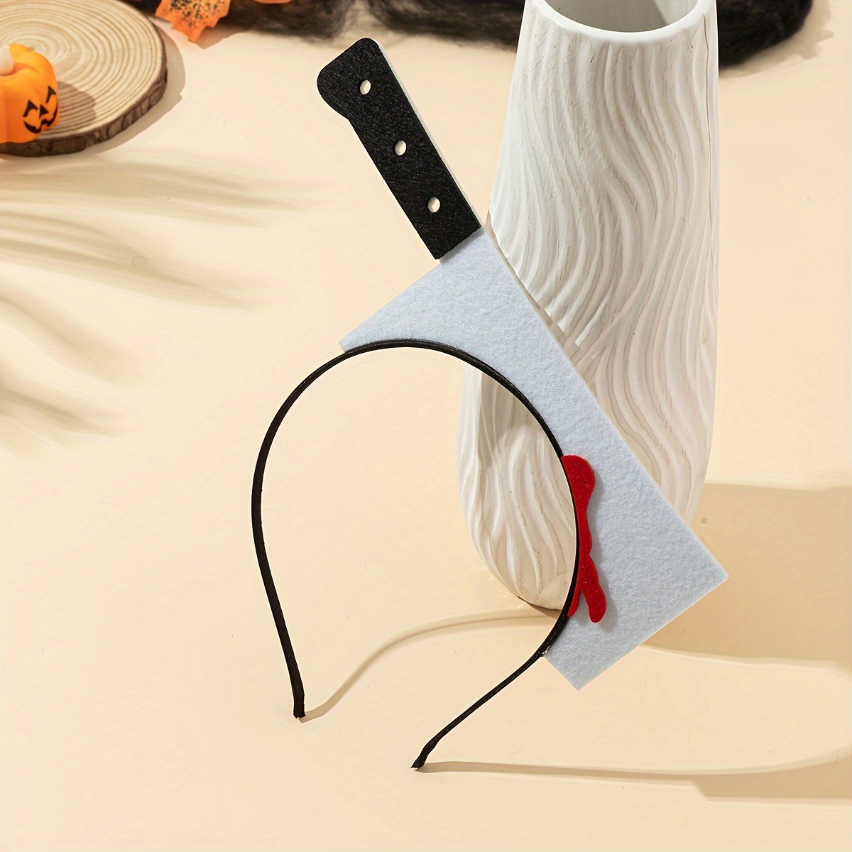 TEMU 1pc Funny Holiday Party For Halloween Horror Headband, Suitable For Halloween For Christmas Navidad