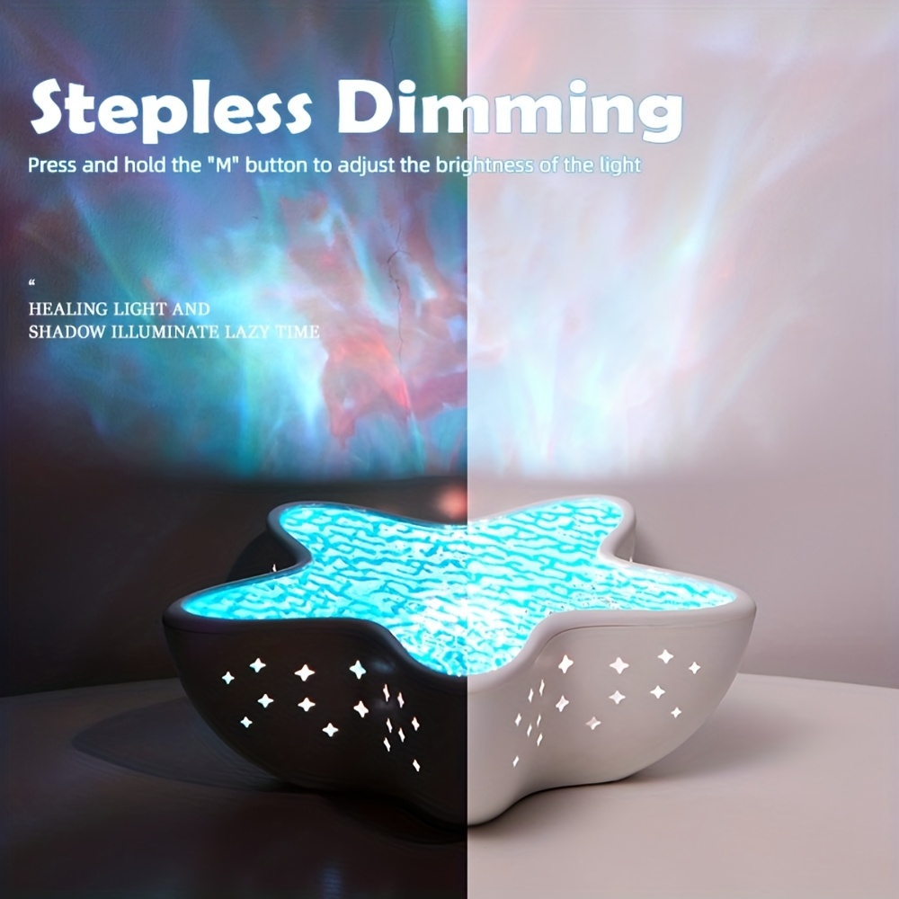 projecteur aurores boréales, projecteur   océaniques pour lumière de chambre, lumière galaxie pour décoration de dortoir, cadeau esthétique   pour chambre ou salon Détails du produit 7