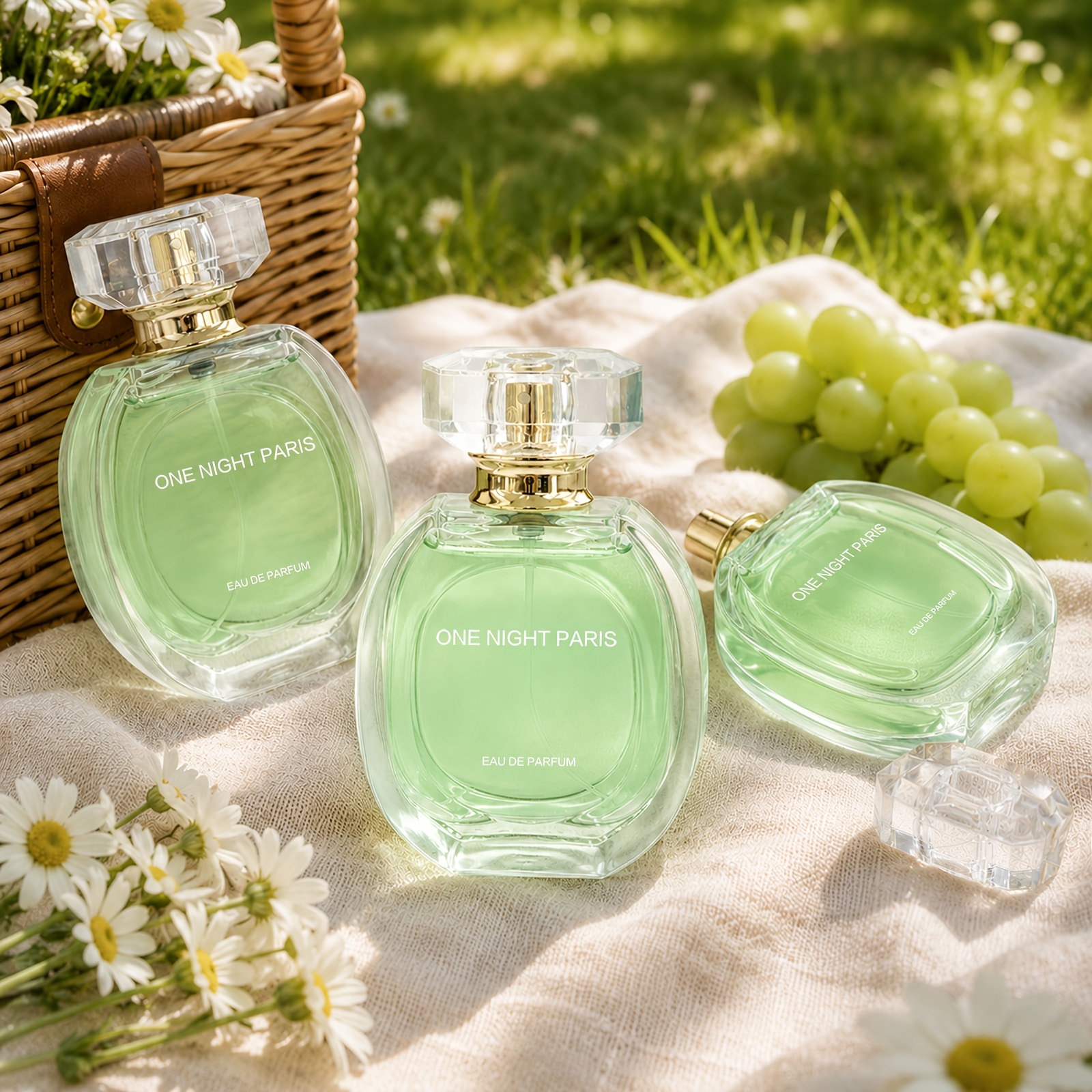 Image of 3-bottle Perfume Set, Citrus With Notes, , , Amber Warm Long-lasting Scent, Suitable For Women For Spring/summer Travel, Parties, Vacations, Exquisite Fragrance Gift Box