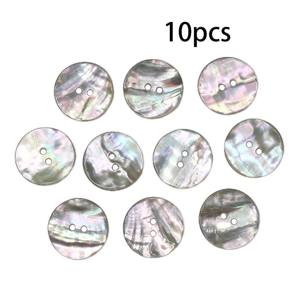 E-shop 10 Stück 2,3 cm Runde Knopf-Set für Hemden, Anzüge DIY-Projekte