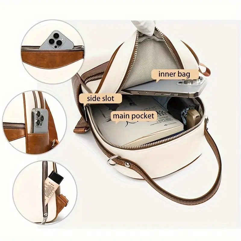 mini backpack purse women retro two way shoulder bag simple - Temu Morocco mini backpack purse women retro two way shoulder bag simple - Temu Morocco