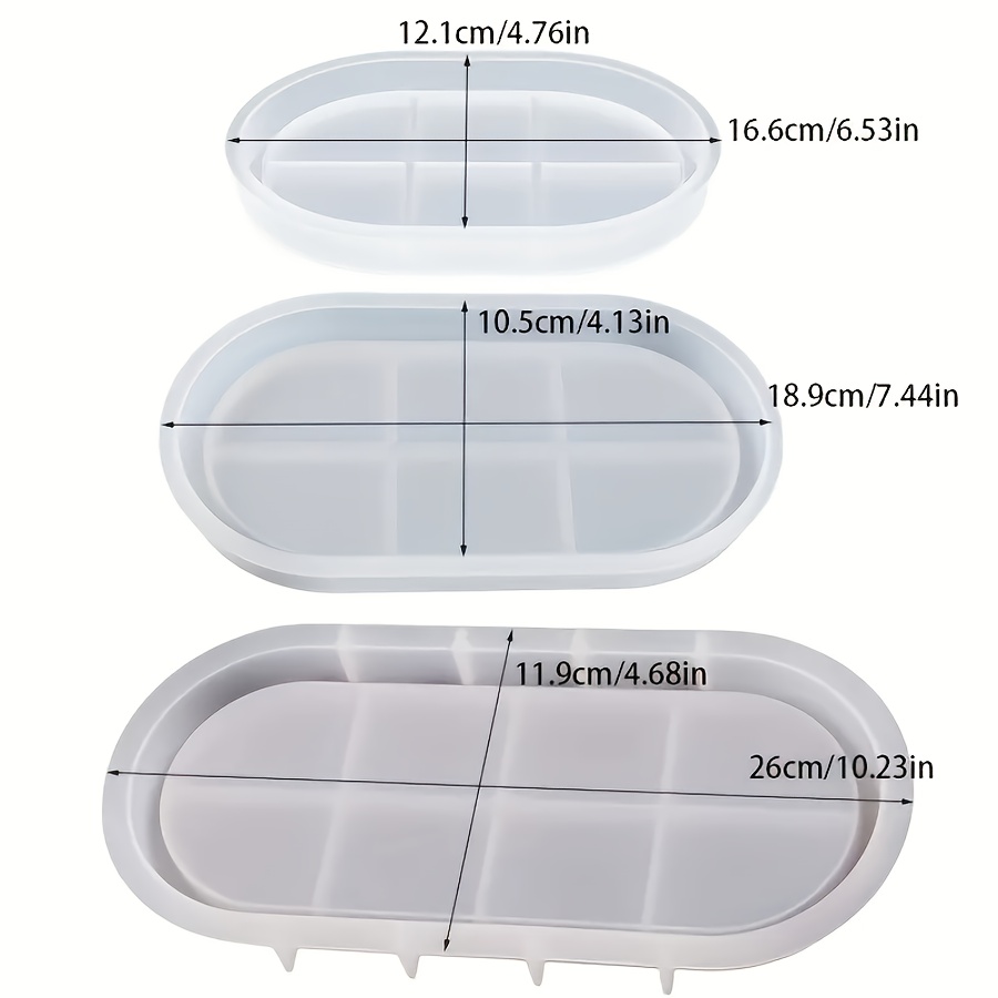 Resin Molds For Large, Medium, And Small Trays, Decorative Items, Home Storage, And Silicone Molds