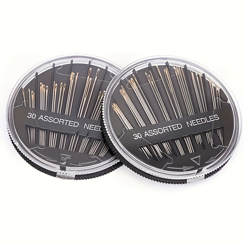 TEMU 60 aghi da cucito a , set di aghi da cucito con , set di aghi assortiti per , riparazione e lavori in custodia