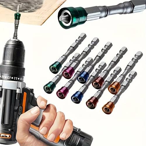 Artikelbild 5-teiliger magnetischer kreuzbohrer-satz, 65 mm s2-stahl, mit 1/4-zoll sechskantschaft, für elektroschrauber – industrietaugliche werkzeuge