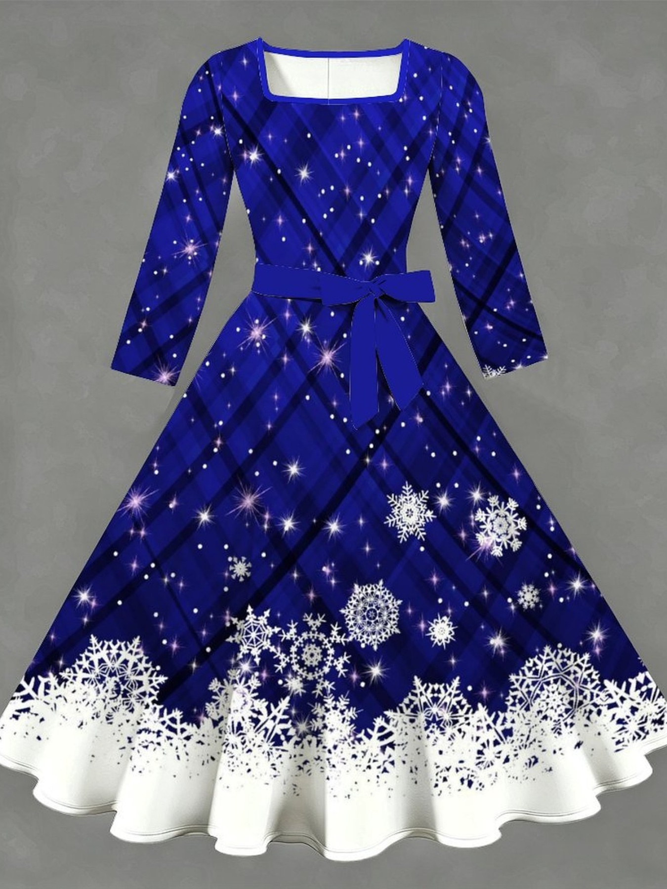 blue christmas dress women dresses sold on Temu United States Color:Noir Gold Layered Striped Long Sleeve Queen Dresses Ball gown and the magic of