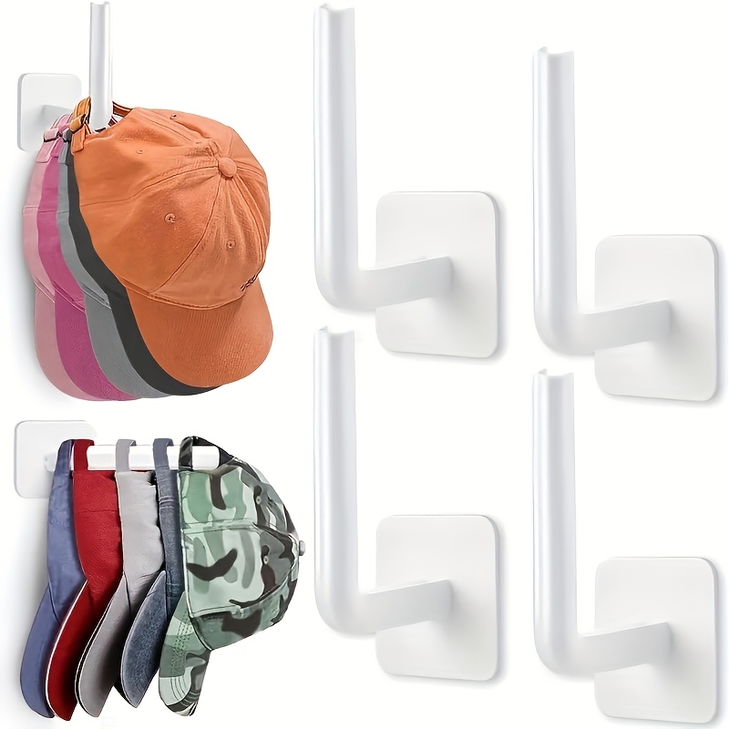 

No-drill Plastic L-shaped Hooks For Hanging Clothes , Featuring Strong Adhesive And Multifunctional Use.